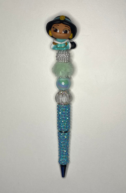 Princess Jasmine beaded pen